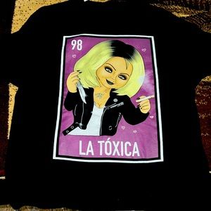 Loteria “La Toxica” Lottery Card Game Inspired Tiffany Valentine Tee Shirt